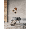 аплик 23174 SCONCE LED LIGHT 5W 3000K ACOUSTIC BROWN-BLA - Изображение 2