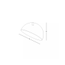 плафон 23258 CEILING LAMP E27 MAX 40W METAL WHITE-GOLDEN - Изображение 1