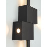 аплик 25147 WALL LED LIGHT 20W 3000K TRIAC SANDY BLACK - Изображение 1
