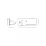 аплик 25183 WALL LED READING LIGHT 3W + 6W UP LIGHT 3000 - Изображение 1