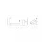 аплик 25184 WALL LED READING LIGHT 3W + 6W UP LIGHT 3000 - Изображение 3