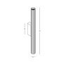 аплик 25217 WALL LED LIGHT 2x6W 3000K SANDY WHITE METAL - Изображение 1