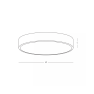 плафон 25376 CEILING LED LIGHT 28W 3000K WHITE MATT - ALU - Изображение 1