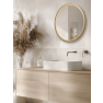 аплик 25388 MIRROR WITH LED LIGHT 15W 3000K-4000K ROUND - Изображение 1
