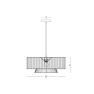пендел 25440 PENDANT LIGHT 1xE27 MAX 40W NATURAL PAPER RO - Изображение 2