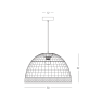 пендел 25443 PENDANT LIGHT 1xE27 MAX 40W NATURAL SEAWEED- - Изображение 2
