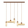 полилей 25451 PENDANT LED LINE LIGHT 44W + 3xGU10 MAX 10W
