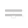 аплик 25456 WALL LED LIGHT 12W 3000K-4000K SANDY WHITE M - Изображение 1