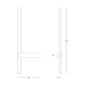 аплик 2581 WALL LED LIGHT 25W 3000K TRIAC SANDY BRICK RE - Изображение 2