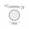 плафон P385161B (Ceiling  /60cm LED 4000K White) - Изображение 3