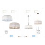 плафон 4640 Semiceling Lamp 3L Chrom/White 3x13 E27