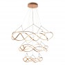 полилей 763455B MOLLY LED LAMP ?110 3 RING ROSE GOLD BLUET