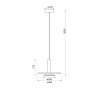 пендел 9001  Pend 18W 3000K White/Black - Изображение 2