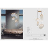 полилей 9646 Pend 54W/3000K Gold 4L DIMABLE TRIAC OASIS - Изображение 7