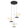 полилей 9661 Pend 3L 32W/3000K Walnut+Negro ABISAL