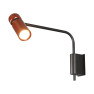 аплик 9859 Aplique GU10 Negro+Burdeos Luminari