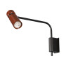 аплик 9859 Aplique GU10 Negro+Burdeos Luminari - Изображение 2
