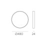 плафон P385243B Ceiling lamp/48cm LED 2800K-5000K White - Изображение 3
