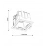 луничка / луна DL043-01-10W3K-D-SQ-W - Изображение 5