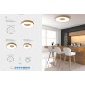 плафон 7568 ImitationWood 56W 2700K-5000K COIN REDONDO - Изображение 3