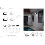 аплик, външна лампа 8471 Black 20W 3000K 1700lm COOPER - Изображение 2