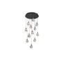 полилей 403894 CORINA - LAMP 12L BLACK-COPPER
