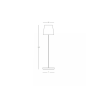 настолна лампа, външна лампа E371 OUTDOOR PORTABLE TABLE LIGHT 1,5W 3000K ALUMI - Изображение 3