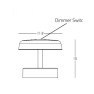 настолна лампа, външна лампа E402 OUTDOOR PORTABLE TABLE LIGHT 2W 3000K ALUMINI - Изображение 2