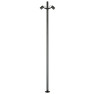 външна лампа E405 OUTDOOR LAMP POST LED 17W 3000K BLACK ALUMINI
