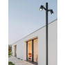 външна лампа E405 OUTDOOR LAMP POST LED 17W 3000K BLACK ALUMINI - Изображение 1