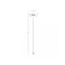 външна лампа E405 OUTDOOR LAMP POST LED 17W 3000K BLACK ALUMINI - Изображение 2