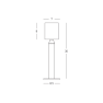 външна лампа E408 OUTDOOR FLOOR LED LIGHT 8W 3000K SANDY BLACK - Изображение 3