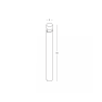 външна лампа E423 OUTDOOR BOLLARD LED LIGHT 8W 3000K DARK COFFE - Изображение 2