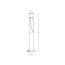 външна лампа E463 OUTDOOR BOLLARD LED LIGHT 6W 3000K SANDY BLAC - Изображение 3