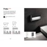 аплик, външна лампа FEBE-1 AP BIANCO 4000K - Изображение 2