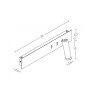 аплик H54 SCONCE LED 3W+10W METAL BLACK - Изображение 3