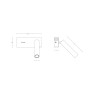 аплик H75 SCONCE LED 3W METAL BLACK USB - Изображение 1