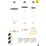 полилей HL 6-1717/80 gold-matt(LED80W/4300lm/3CC - Изображение 8
