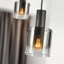 пендел 12809 I3 - VENIZE - LAMP 1L BLACK-SMOKE - Изображение 2
