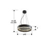 полилей 803014 STONE- LAMP LED CCT -BLACK 40D - Изображение 5