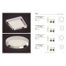 плафон ^5923 CEILING SMALL LED 24W WHITE With Remote Cont - Изображение 3