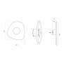аплик 9443 Coffee LED Wall Lamp 5W - 26 CM - CAFE ACUSTIC - Изображение 6