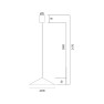 пендел 9456 Copper LED Pendant 10W 30 cm - Triac Dimmer CONO - Изображение 7