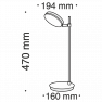 настолна лампа, спот лампа MOD070TL-L8B3K - Изображение 5
