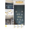 пендел HL 6-1710/1 gold   (LED8W/300lm/3000K) - Изображение 7