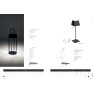настолна лампа, външна лампа 11537 NALA LED WHITE - Изображение 8