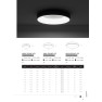 плафон 11205 NIKKI ROUND LED WHITE 60W 4000K - Изображение 5