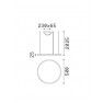 полилей ORACLE SLIM SP D050 ROUND 3000K DALI BK - Изображение 2