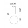 полилей ORACLE SLIM SP D090 ROUND 3000K DALI BK - Изображение 3