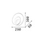 аплик OZ AP ON-OFF BIANCO 4000K - Изображение 2